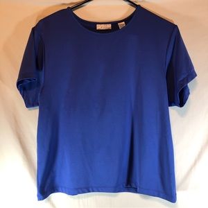 Erika Taylor intimates blue short sleeve top L